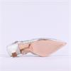 Una Healy Its Funky Pointed Slingback - Silver